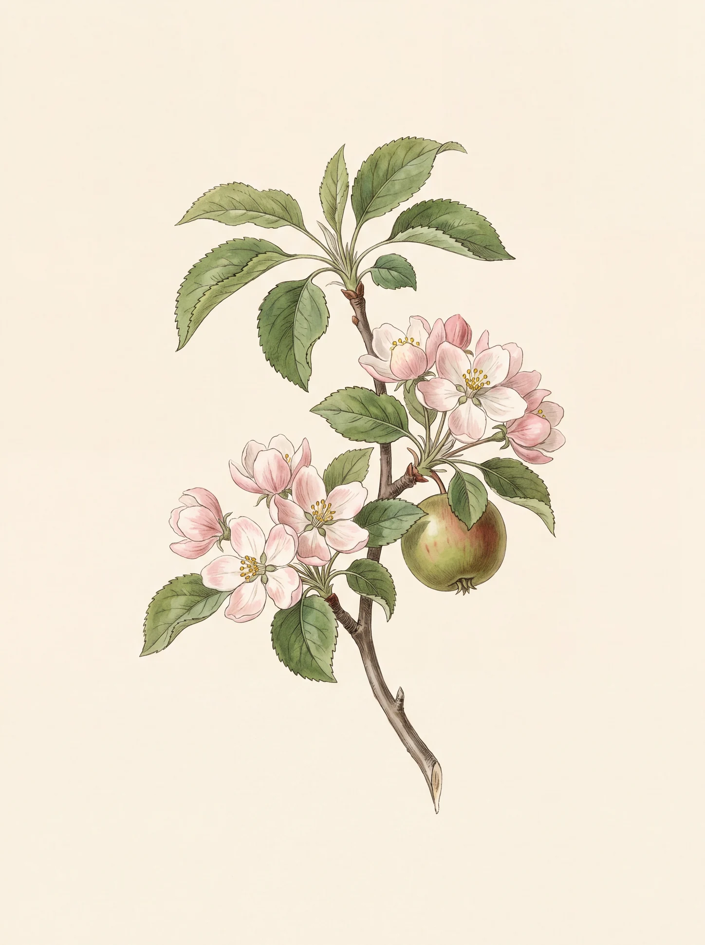 Botanical Apple Blossom