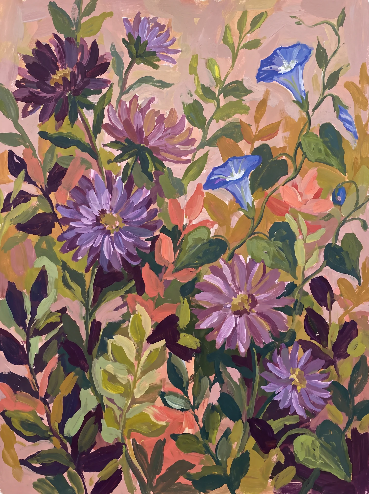 September Birth Flowers: Aster and Morning Glory