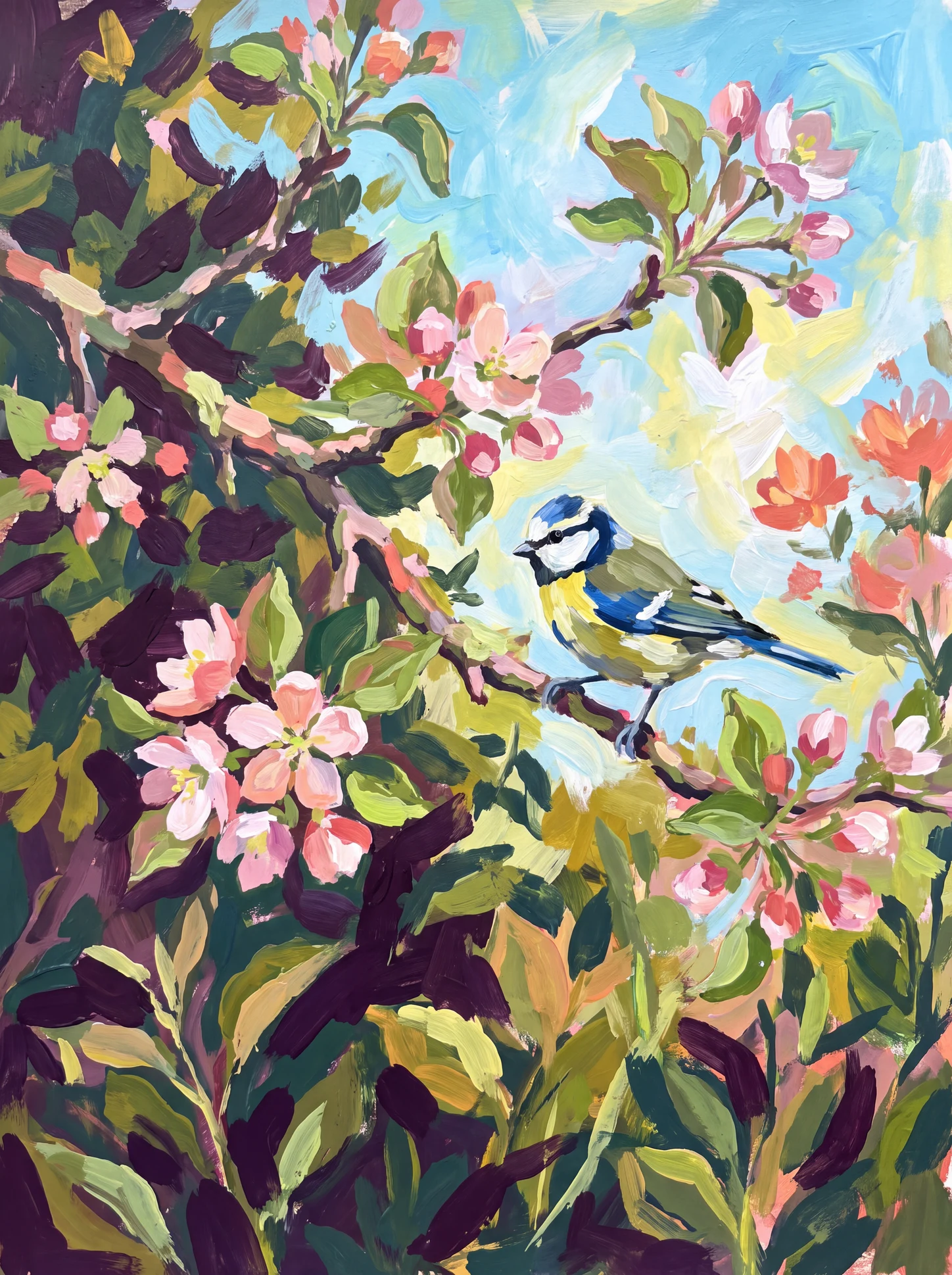 Blue Tit in the Blossom