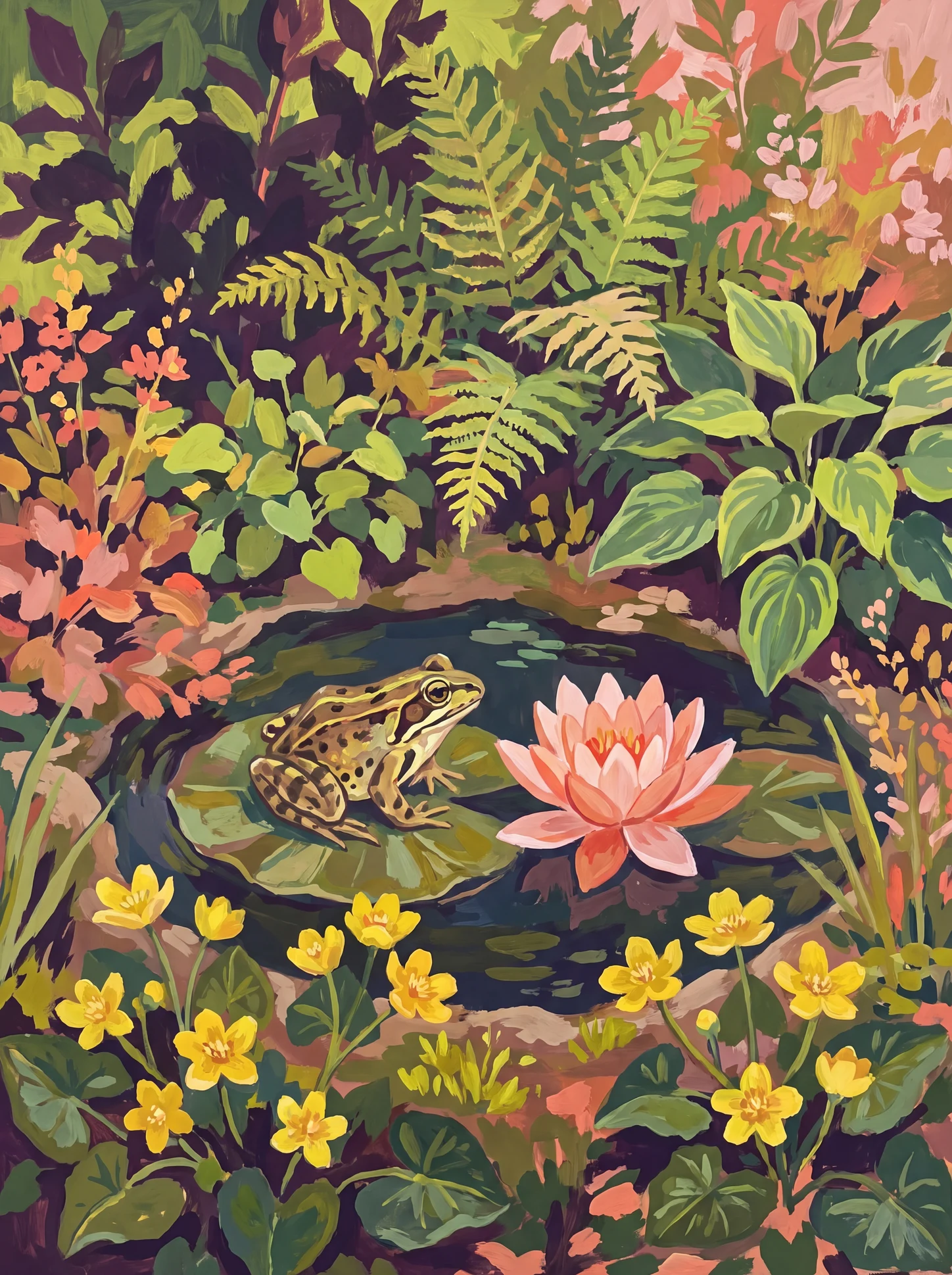Frog on the Lily Pad
