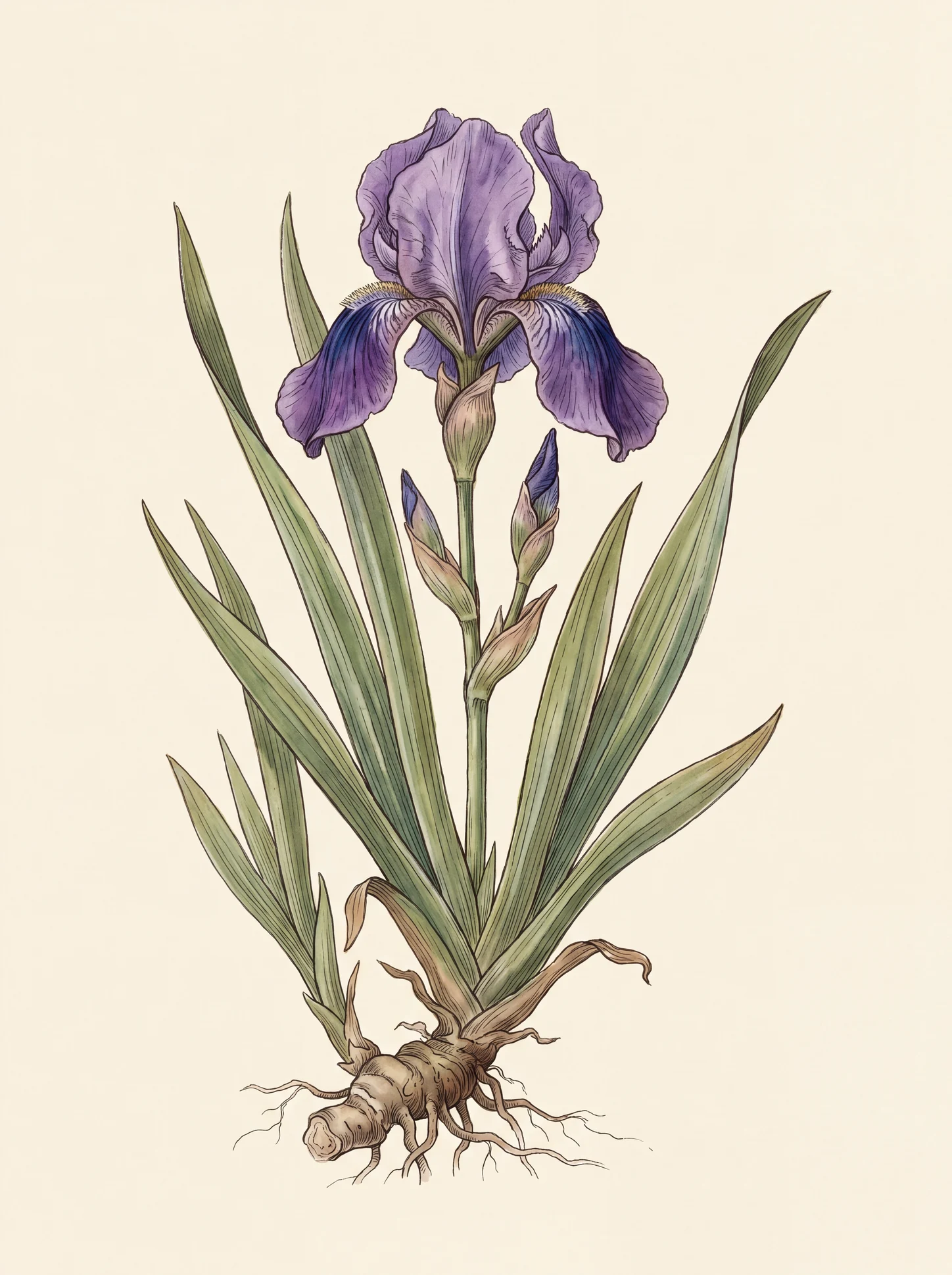 Botanical Iris