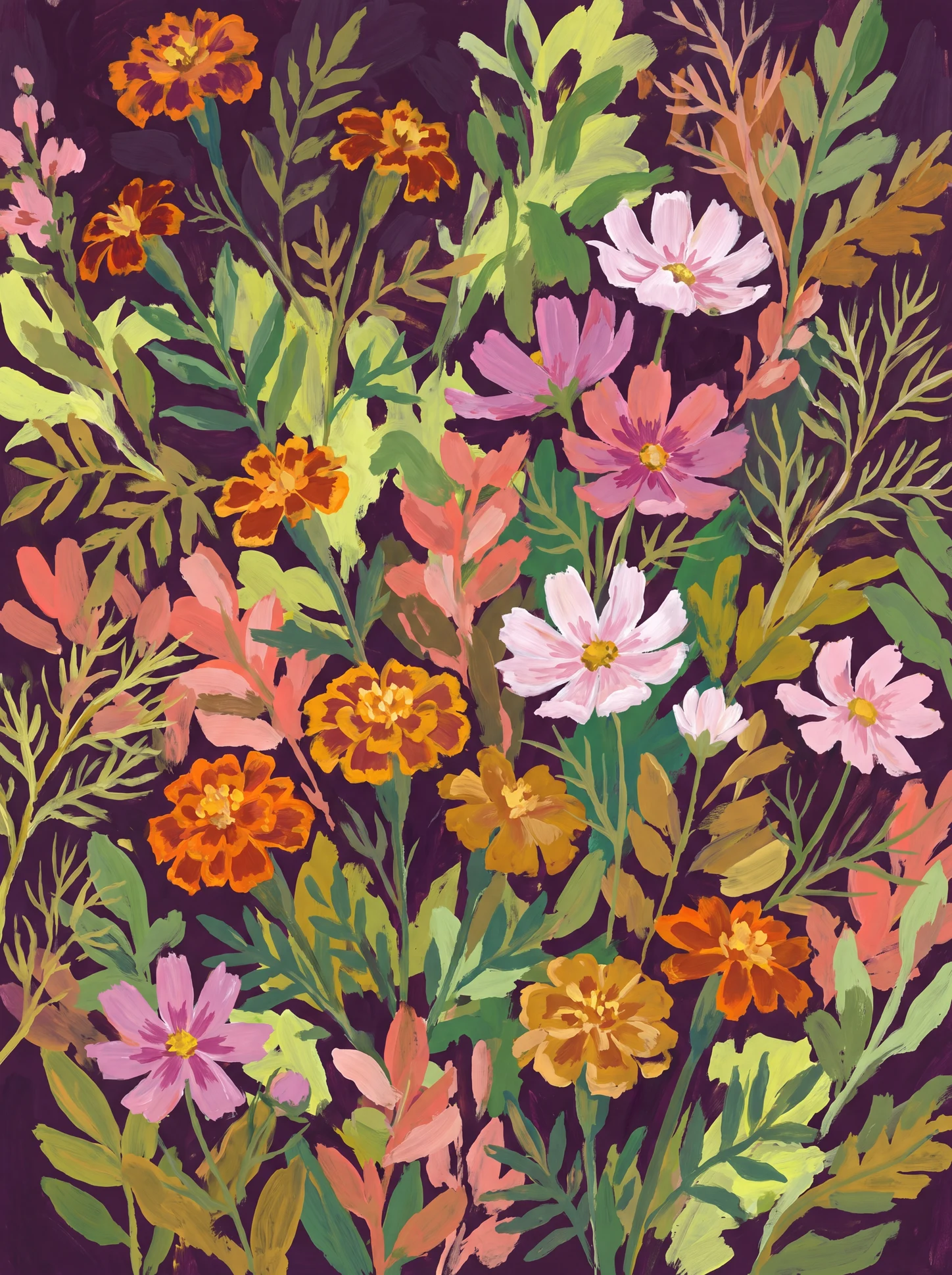 October Birth Flowers: Marigold and Cosmos