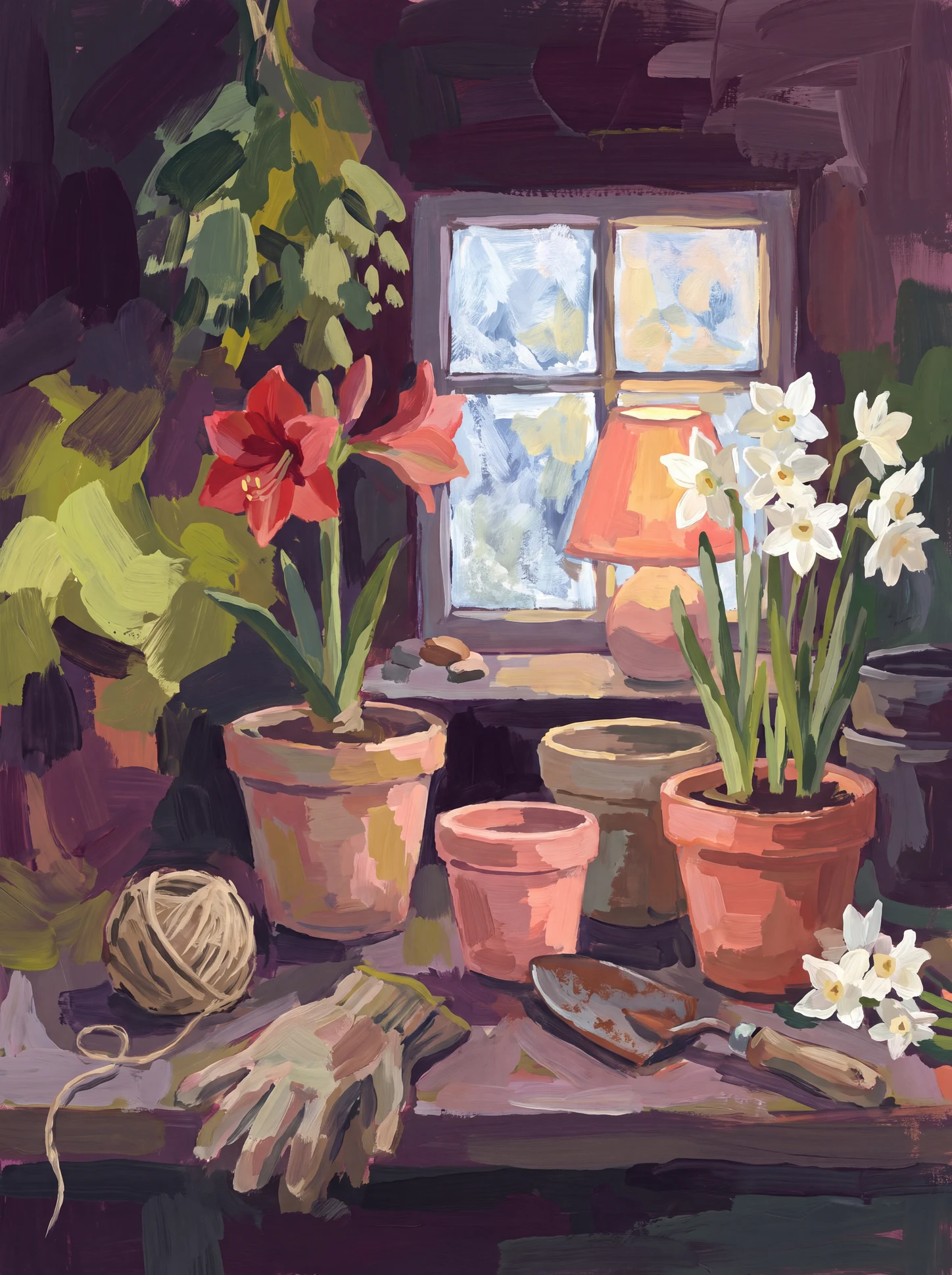 Paperwhites on the Bench