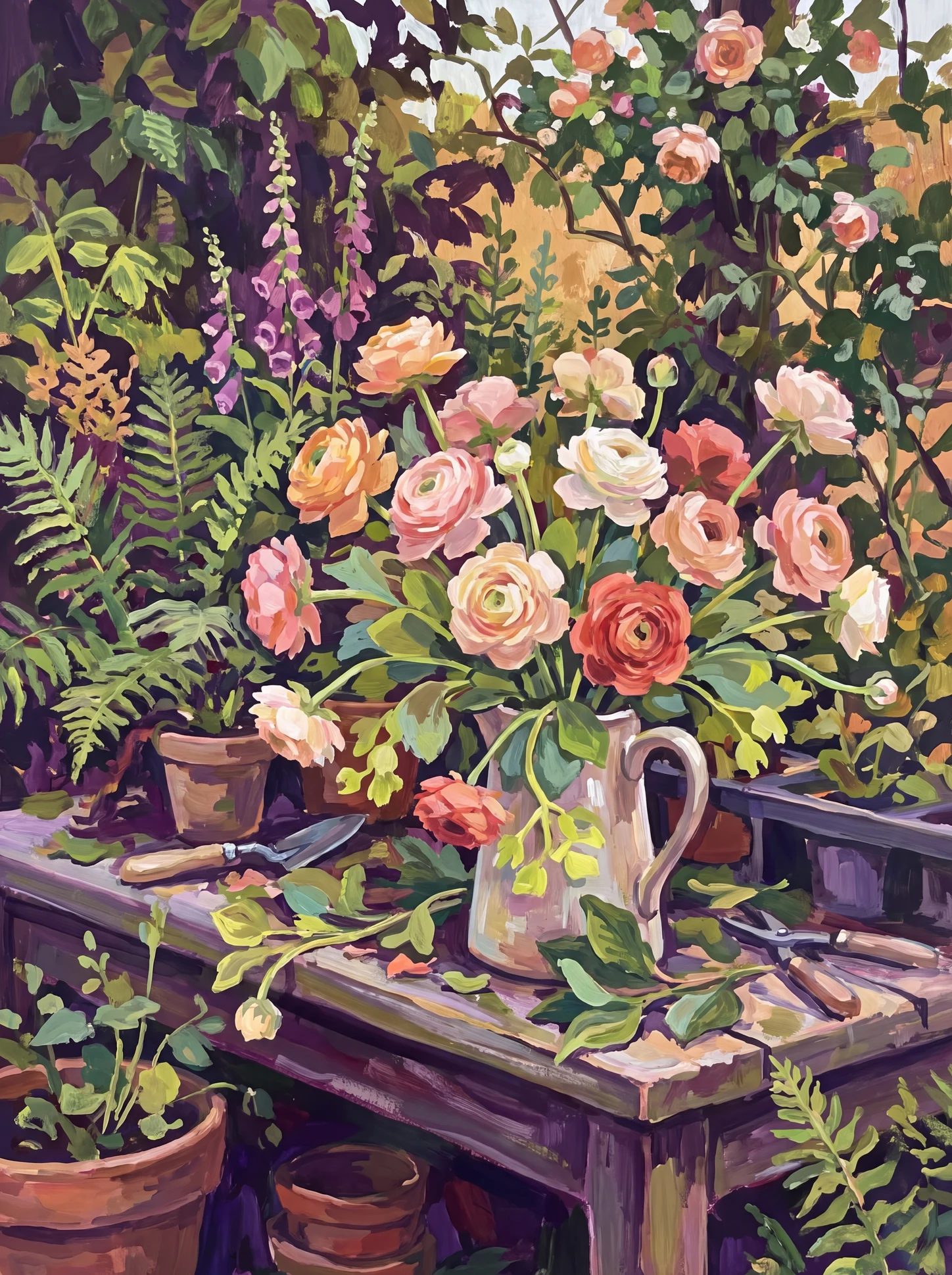 Ranunculus in a Jug
