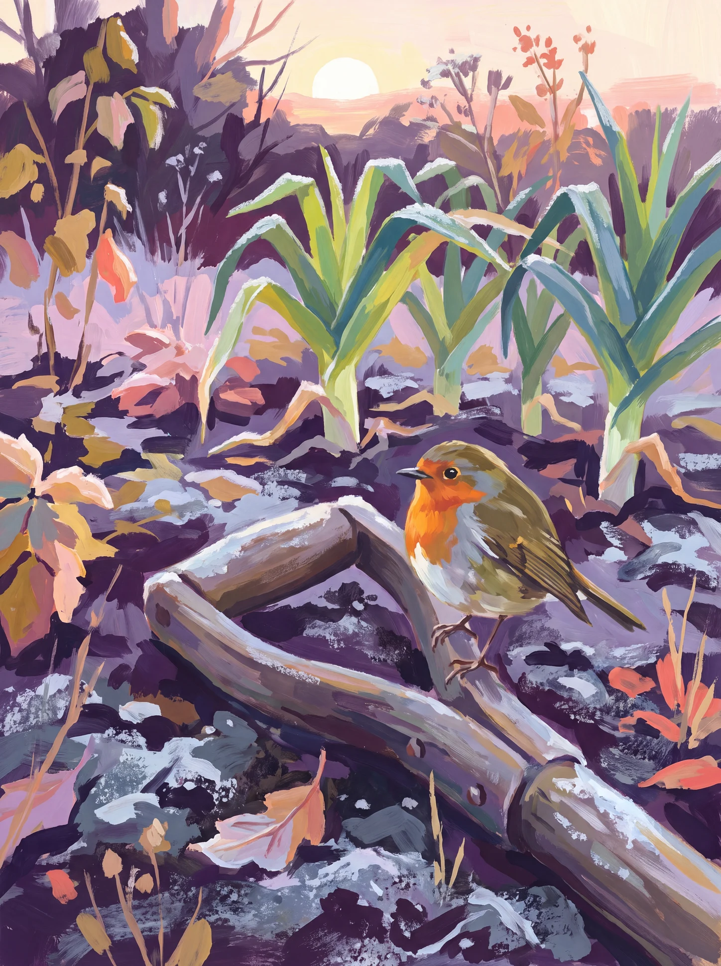 Robin on the Spade