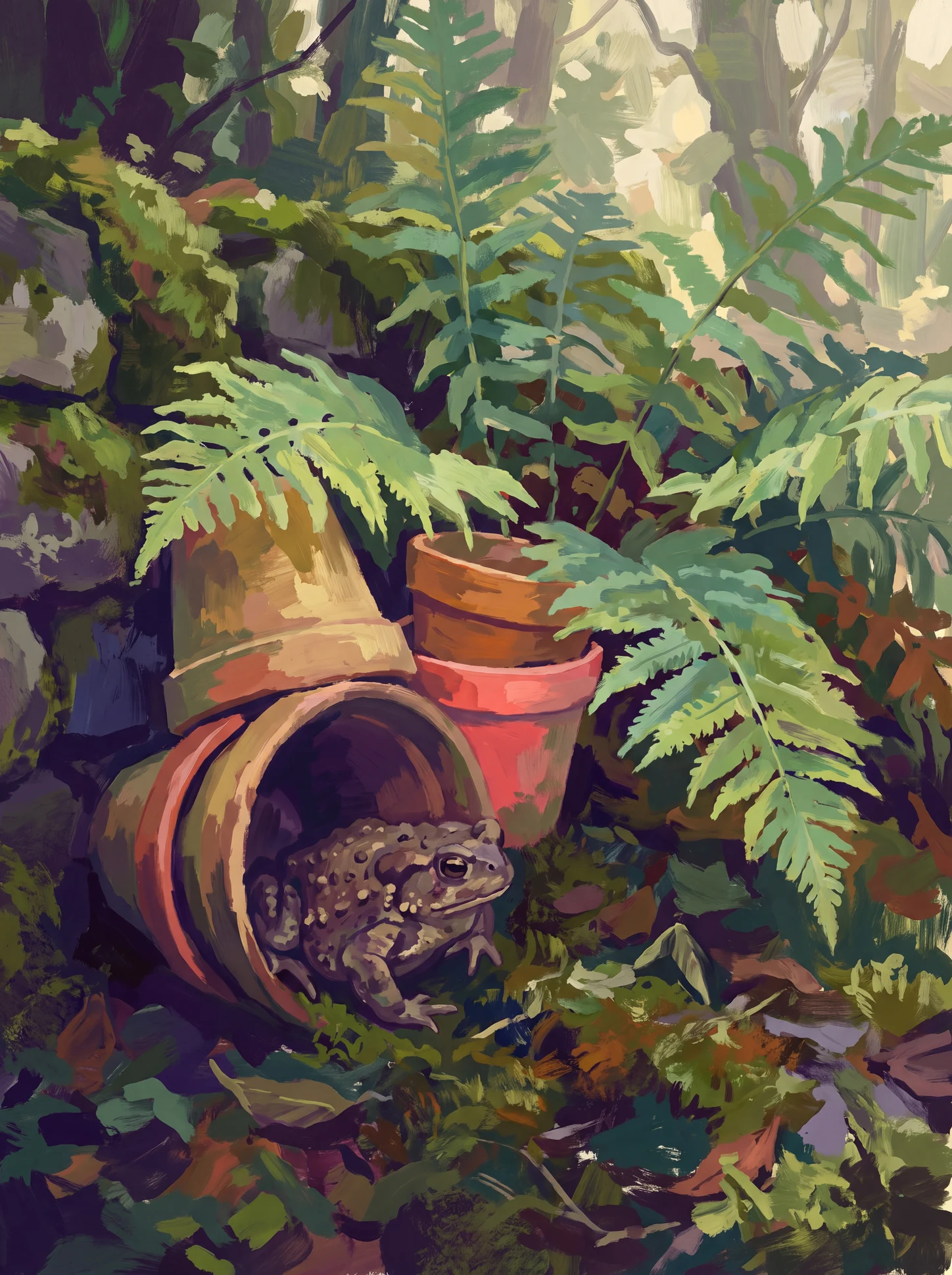 Toad under the Pots