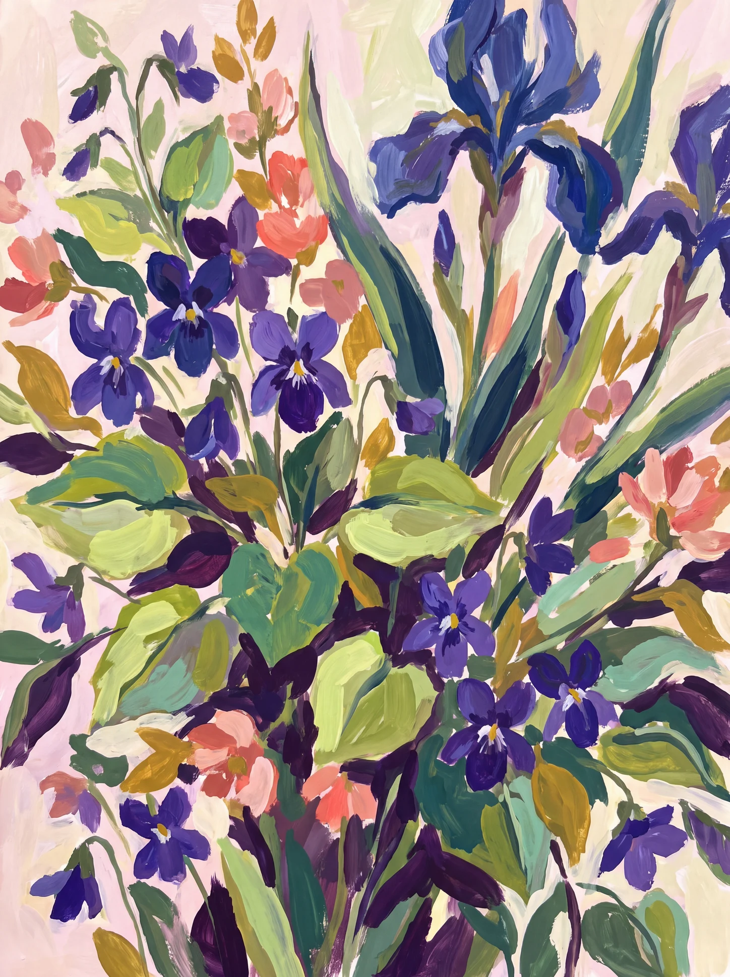 February Birth Flowers: Violet and Iris